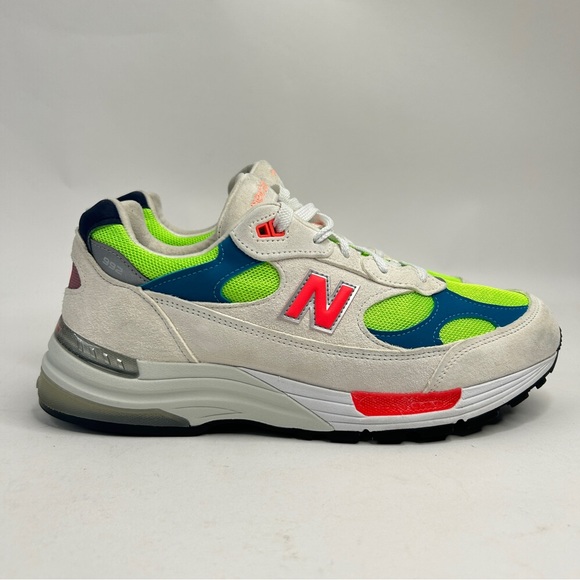 New Balance 992 “White Neon Cyan” 2023 - Picture 4 of 8